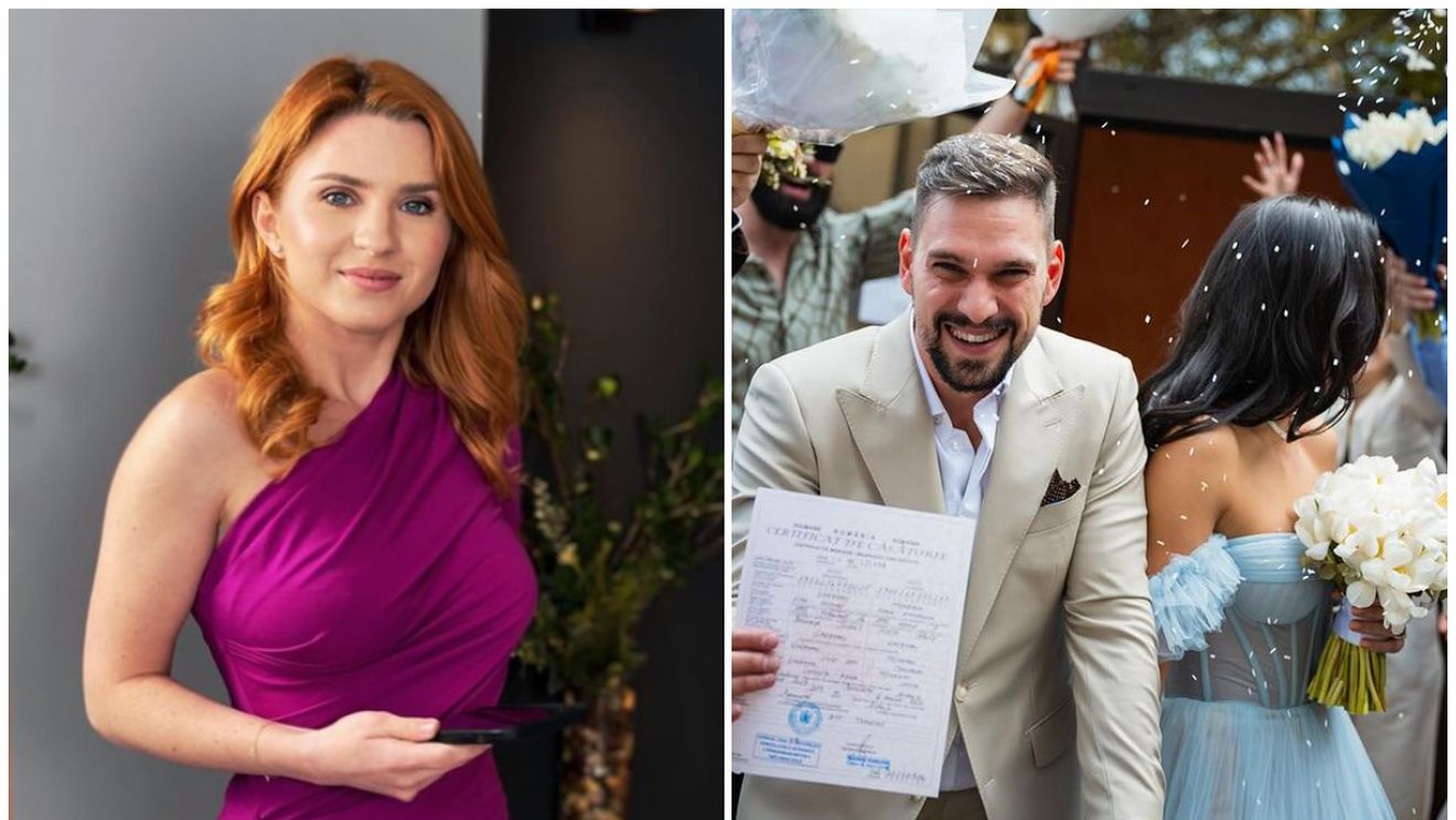 Mesajul neașteptat trimis de Cristina Ciobănașu la nunta cuplului Vlad Gherman – Oana Moșneagu. “Fosta” nu și-a uitat marea iubire nici în ziua cununiei civile