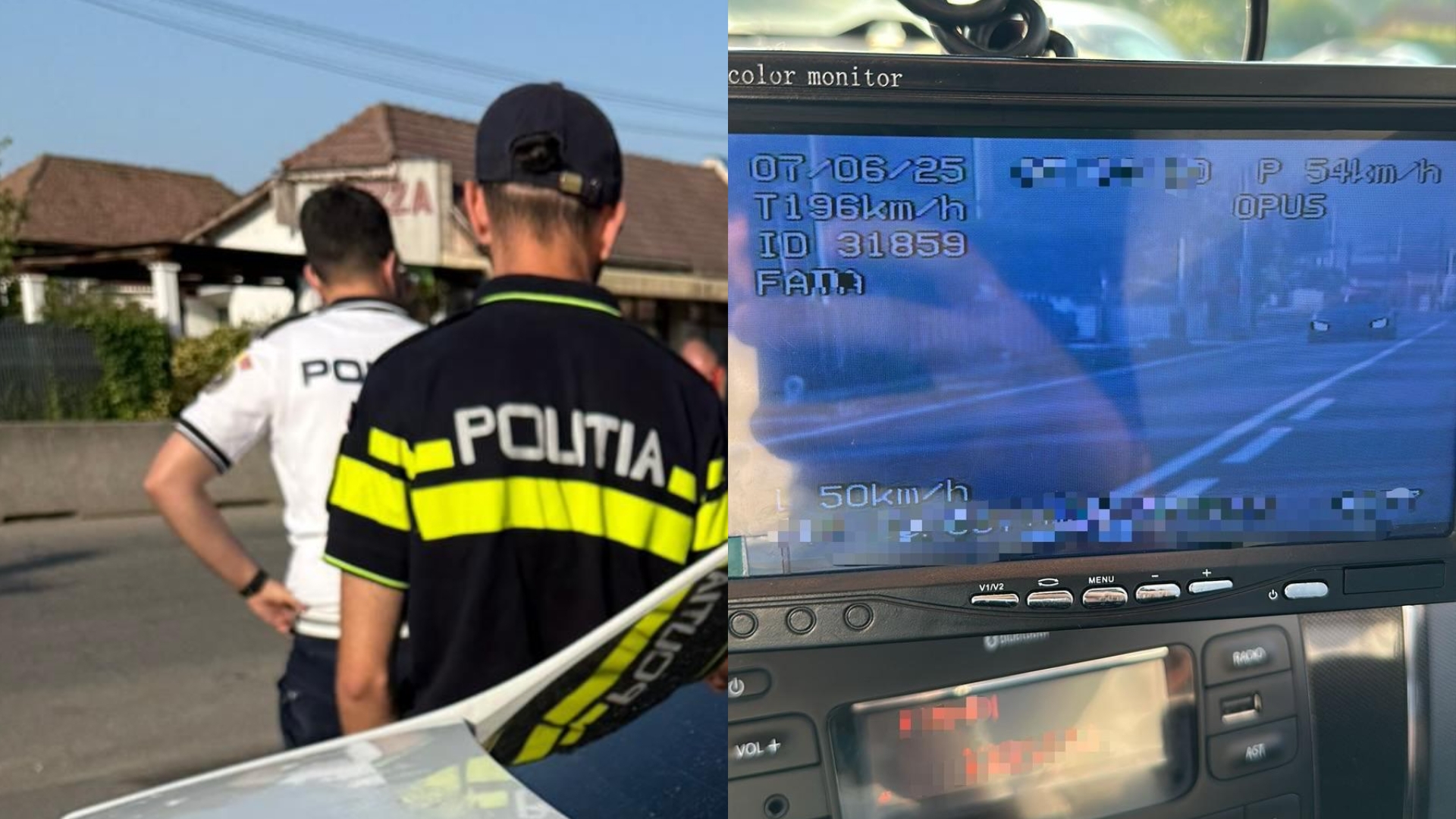 Vedetă din România, prinsă cu aproape 200 de km/h în județul Vâlcea! Ce au făcut polițiștii când au văzut radarul