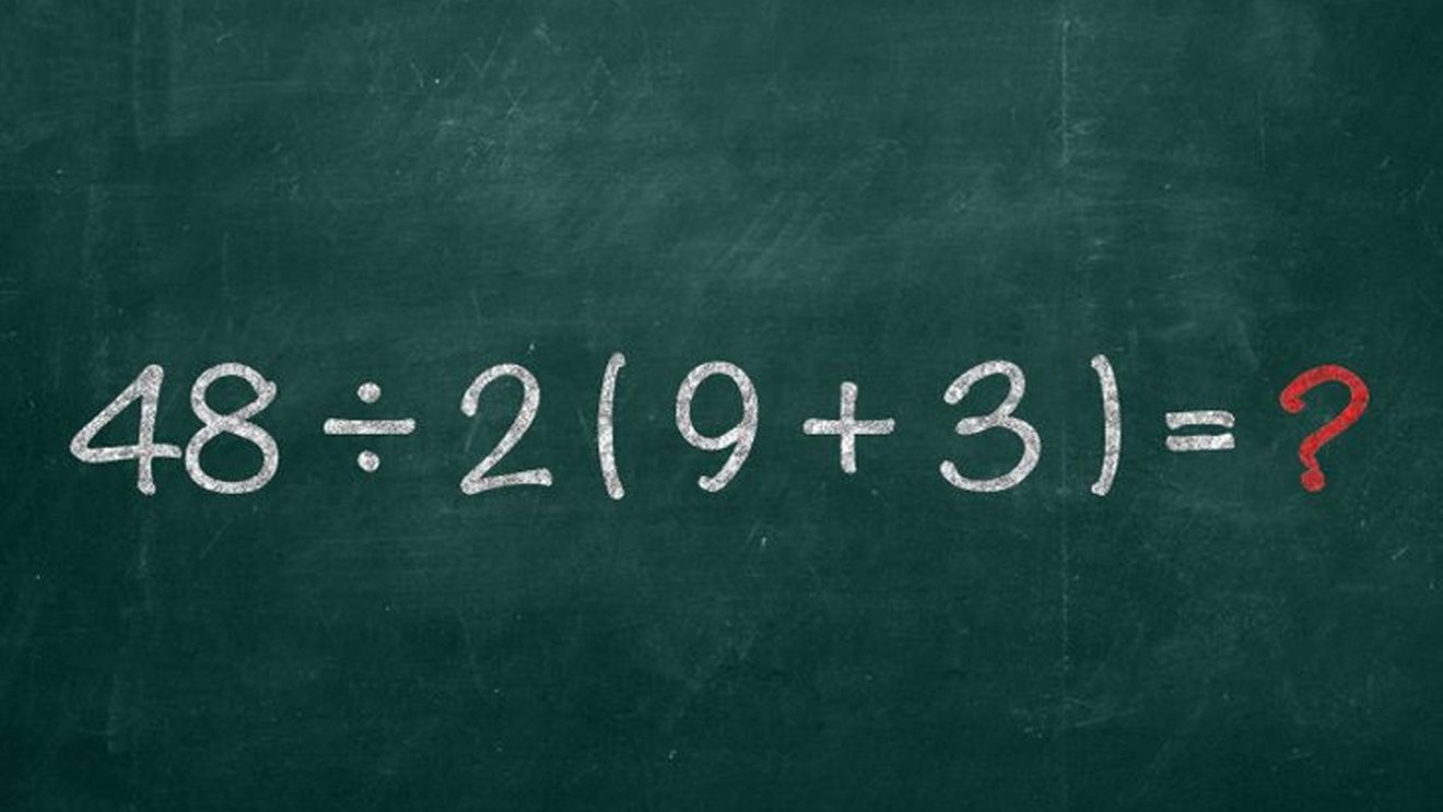 Test IQ pentru matematicieni | Calculați 48:2(9+3)