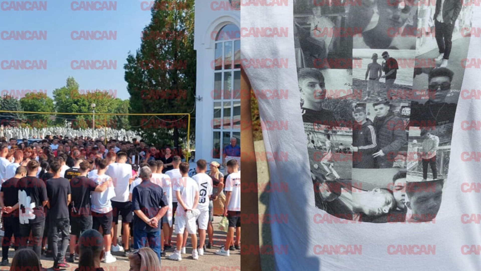 Fotbalistul de 19 ani care a murit în accidentul de la Ploiești, condus pe ultimul drum. Mulțime strânsă pentru Darius, ce a apărut la cimitir