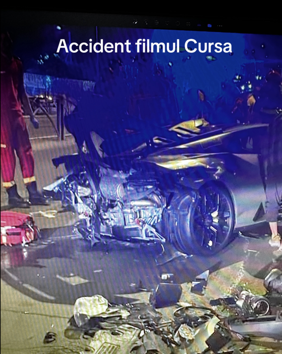 Accident la filmările pentru Cursa. Codin Maticiuc, primele declarații + 3 persoane au ajuns la spital