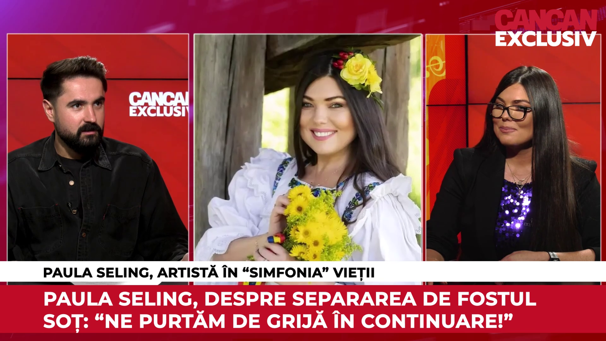 Înainte de plecarea în Statele Unite ale Americii, Paula Seling a oferit un interviu memorabil, în cadrul emisiunii CANCAN EXCLUSIV (Foto: captură video)