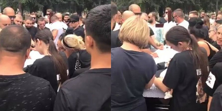 “Fratele” lui Puya a fost înmormântat. Florin Salam a cântat melodii de jale înainte ca sicriul să fie băgat în groapă