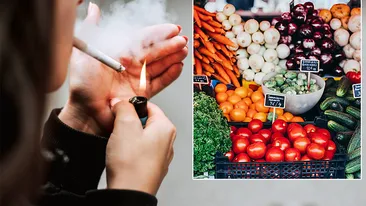 Cele 6 alimente pe care ar trebui să le consumi, dacă ești fumător. Detoxifică plâmânii de tutun și îți prelungesc viața cu 3-5 ani