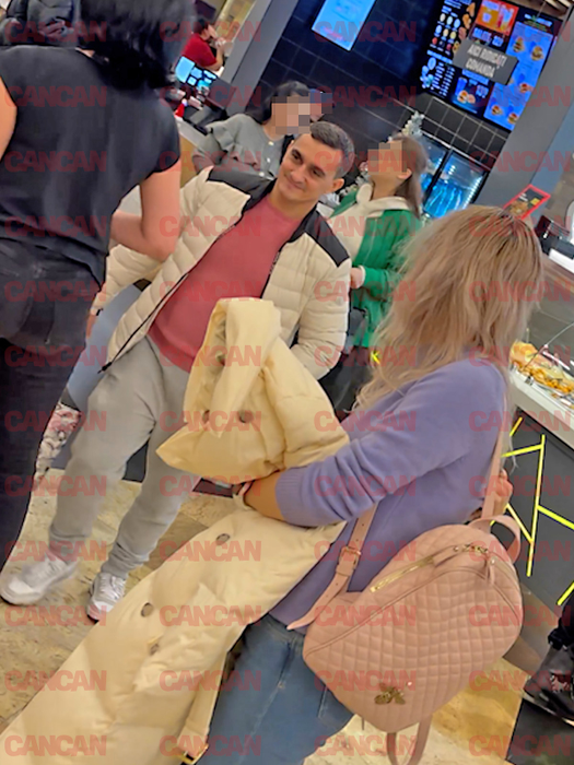 Marian Drăgulescu, la mall cu logodnica