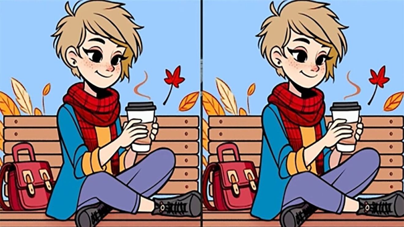 Test de logică | Identificați toate cele 3 diferențe între cele două fete din imagine!