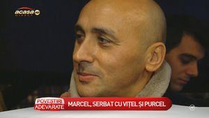 Marcel Pavel, ca un rege de ziua lui! Imagini fantastice de la petrecerea românească, cu viţel la proţap - "Mă simt ca vinul roşu"