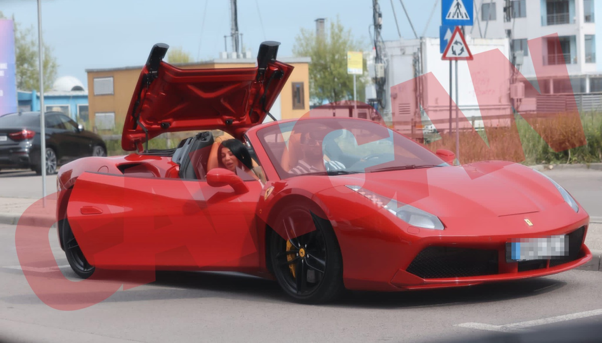 Tzancă și Marymar, cu Ferrari-ul la nuntă (Foto: CANCAN.RO)