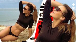 Sexy-prezentatoarea de la PRO TV a „încins” atmosfera pe litoral. S-a întins pe nisip și...