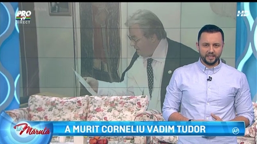 Declaratie impresionanta! Ce spune Catalin Maruta despre Corneliu Vadim Tudor
