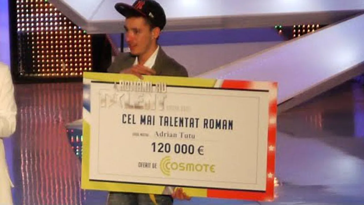 S-a ales praful de Adrian Țuțu, câștigătorul Românii au talent