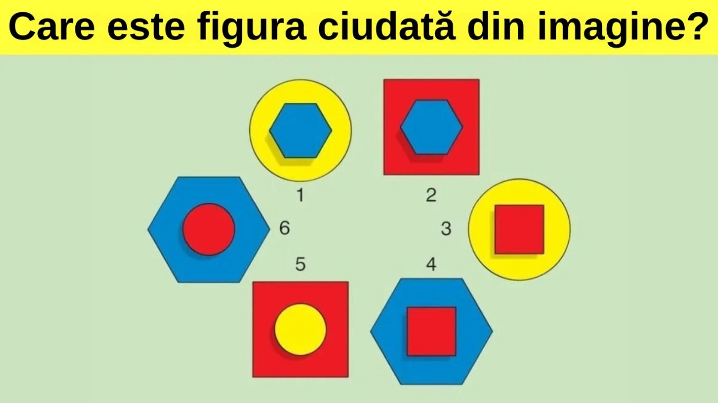 Test de inteligență | Doar 1% din românii cu IQ mare găsesc figura ciudată în doar 7 secunde!