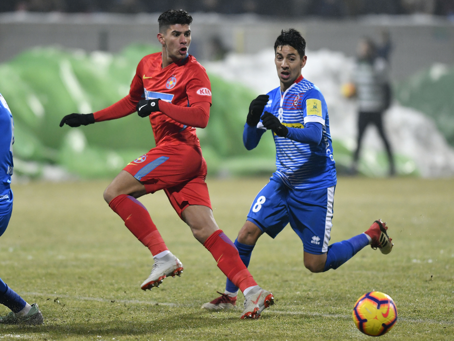 Florinel Coman in meciul de fotbal dintre FC Botosani si FCSB, contand pentru Liga 1 Betano, desfasurat pe Stadionul Municipal din Botosani, duminica 16 decembrie 2018. © FOTO Razvan Pasarica/SPORT PICTURES