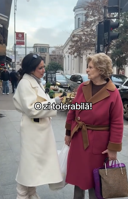 Expresia ”Vă doresc o zi tolerabilă” a devenit ”Vă doresc un Crăciun tolerabil”/ sursă foto: TikTok