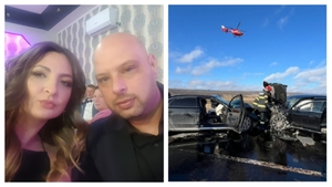 Cum arată crucea fiicei nenăscute a Dianei și a lui Sorin Iacob, cuplul mort în accidentul din Iași. Ce nume aleseseră părinții pentru ea