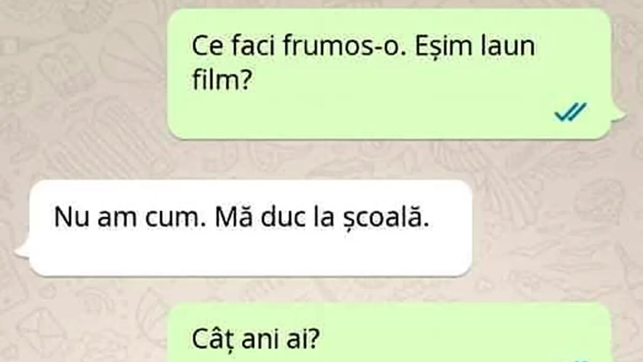 Bancul sfârșitului de săptămână | Ce faci frumoas-o. Eșim laun film?