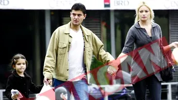 Cristian Boureanu nu le scapa din mana pe cele doua fete ale sale