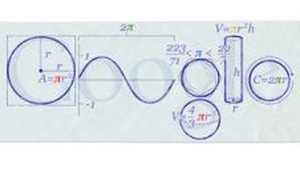Google si-a schimbat logoul pentru a celebra Ziua Mondiala a numarului Pi