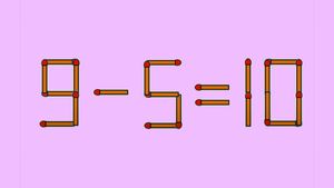 TEST IQ | 9-5=10 este greșit. Mutați un singur chibrit, pentru a corecta egalitatea