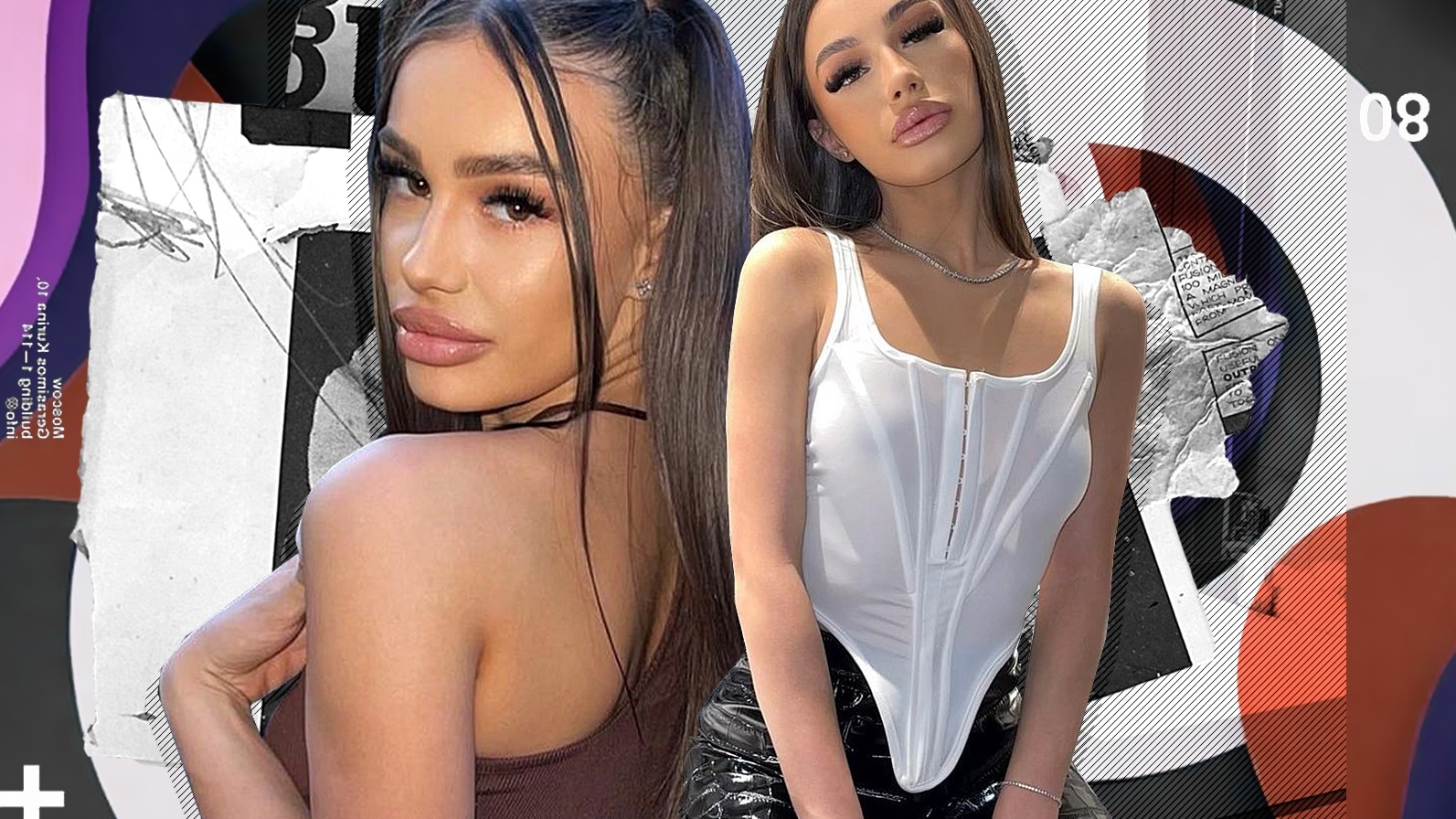 O cheamă Mălina și îți alină inima! Sexoasa brunetă are grijă să nu lase prea multe la vedere!