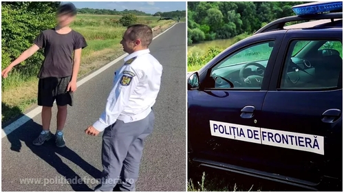 Ți se rupe sufletul! Nicolai, un băiat din Republica Moldova, a trecut înot râul Prut pentru a ajunge la părinții săi, în Italia
