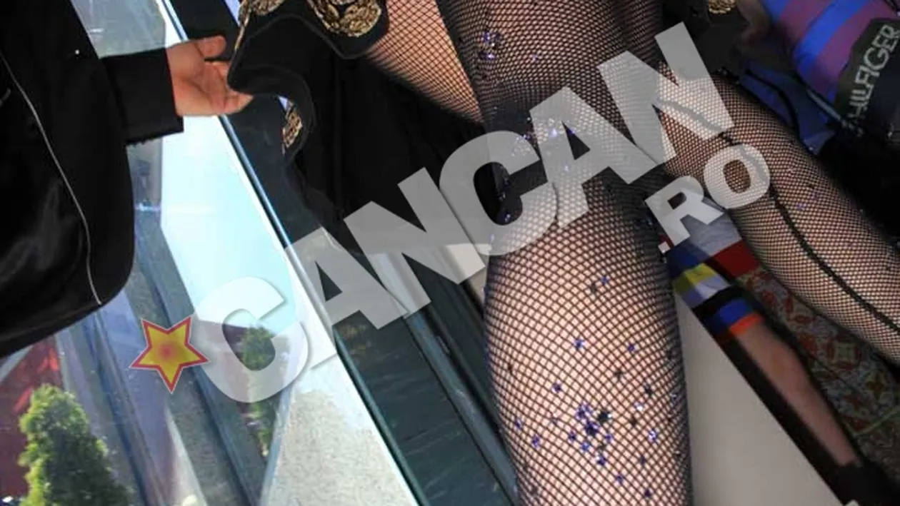 Intrebarea zilei: poarta sau nu Lady Gaga chiloti? Diva prinsa in offside! Uite imaginile dupa care plang toti paparazzii