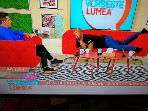 Cabral a făcut show în emisiunea Vorbește lumea, de la Pro TV