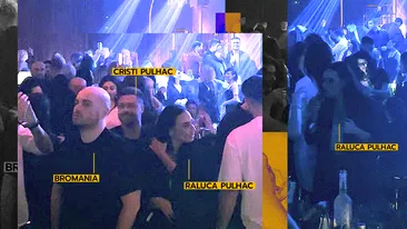 Shot după shot pentru Raluca și Cristi Pulhac! Show total în NUBA, chiar sub ochii lui BRomania