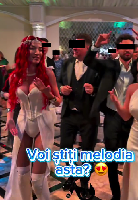 Anamaria Vaida, fosta ispită de la Insula Iubirii, dansând la o nuntă/ Sursa foto: Instagram