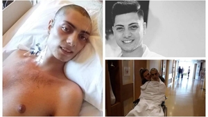 Doctorii l-au trimis să moară acasă. Bogdan Marghiol s-a ridicat din pat şi merge | VIDEO