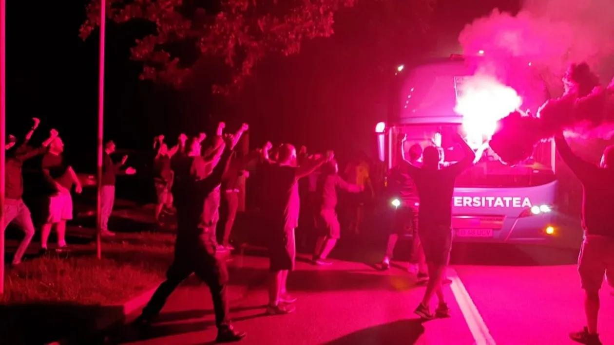 Italianul Bergodi impresionat de fanii Universității: „Ei chiar merită titlul!”