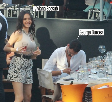 Viviana Sposub, George Burcea și ”soacra” lui s-au distrat, în club, la mare