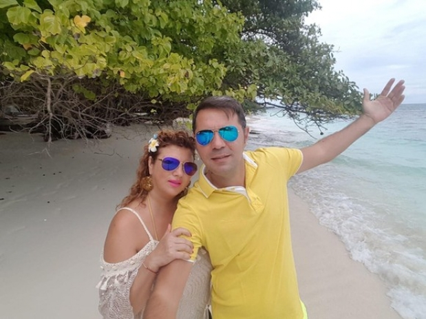 Mihaela Borcea, alături de iubitul ei