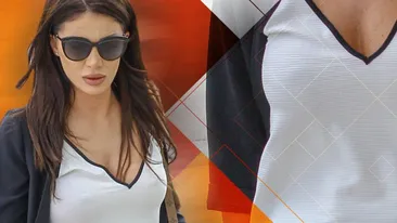 Ex-logodnica lui Cătălin Cazacu a ieșit din casă fără sutien, iar noi avem cele mai hot imagini!