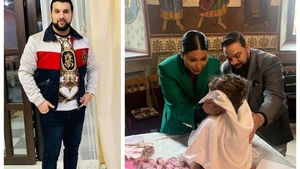 FOTO. Tzancă Uraganu, botez împărătesc pentru fetița lui. Nașii Florin Salam și Roxana Dobre au fost la înălțimea evenimentului