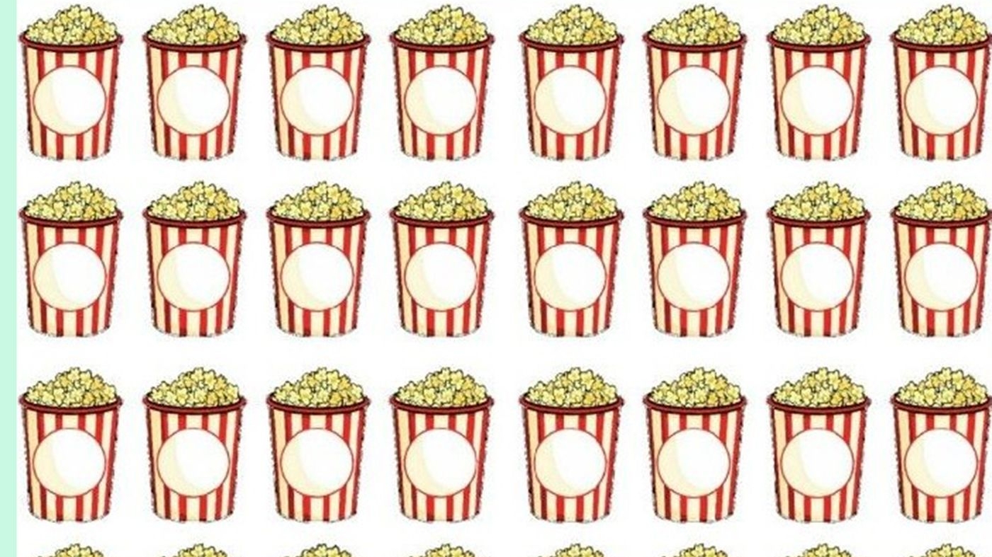 TEST IQ | O singură cutie cu popcorn dintre cele 48 este diferită. Care?