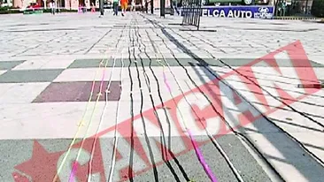 Lant din paie de baut, lung de 15 km