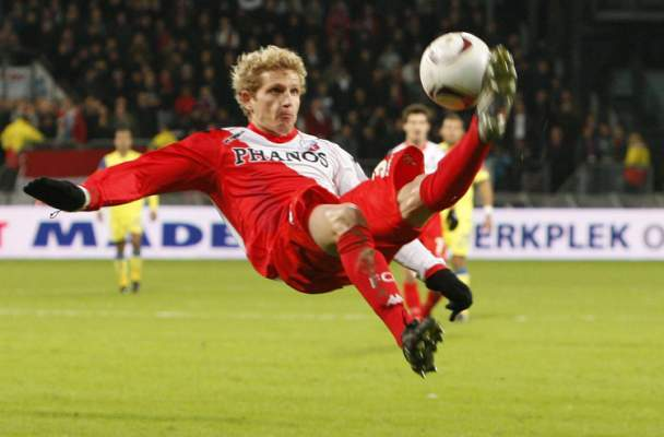 Mihai Neșu, în perioada când era jucător activ la Ultrecht
