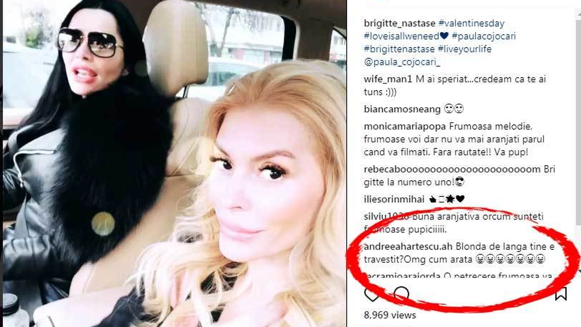 Brigitte Năstase, ”atacată” de prieteni. ”Blonda de lângă tine e travestit?”