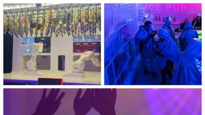 Check in | Experiența la un club tematic din Praga. Petrecere la -10°C și roboți care mi-au preparat o băutură
