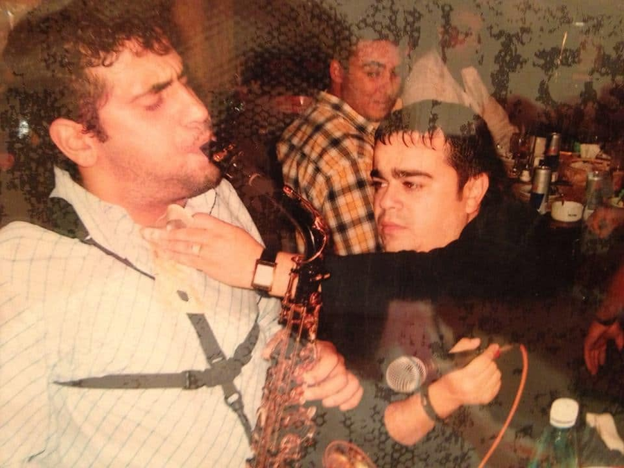 Marius Selciuc alături de Adrian Minune la o celebră cântare