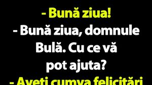 BANC | Bulă și felicitările de Ziua Îndrăgostiților