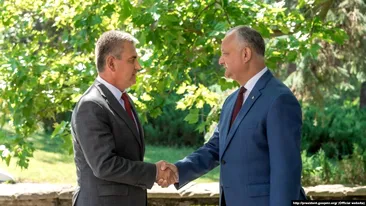 Își trădează Igor Dodon țara pentru a obține încă patru ani la conducerea Republicii Moldova? Liderul separatist de la Tiraspol, prezentat drept ”Președintele Transnistriei”