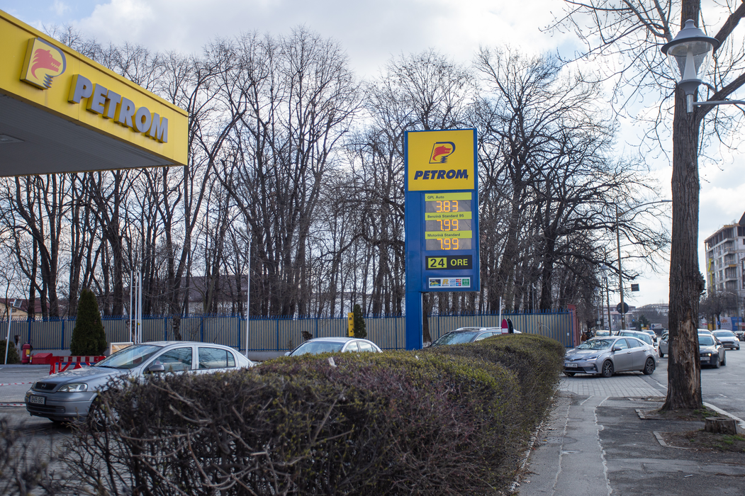 Stația de carburanți Petrom (Sursă: Cancan)
