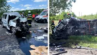 A fost activat planul roșu de intervenție în Neamț, după un accident cumplit! 3 persoane, între care și un copil, și-au pierdut viața