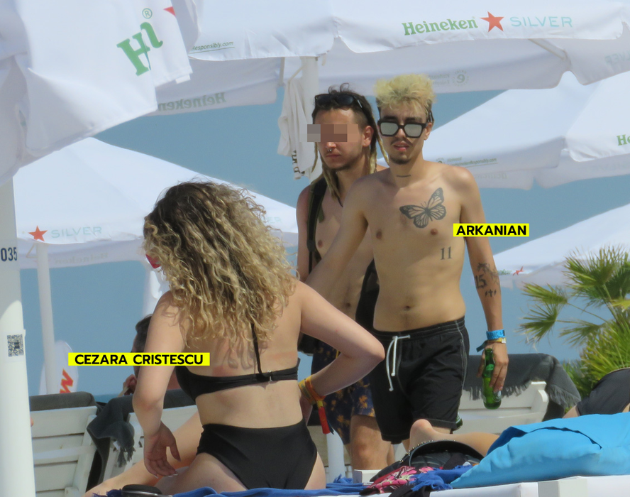 Arkanian a dat "atacul" la Cezara Cristescu pe plajă, la Mamaia