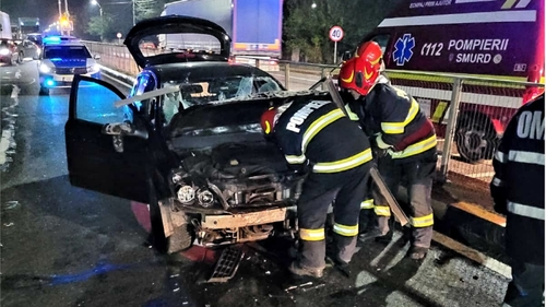 Accident grav cu semne de întrebare pe DN5. Șoferul a fost găsit inconștient