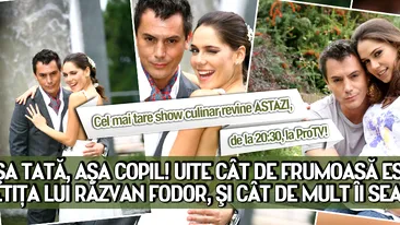 Asa tata, asa copil. Uite cat de frumoasa este Diana, fetita lui Razvan Fodor, si cat de mult ii seamana