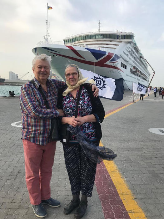 Gheorghe Turda și sora lui, Anuța, vacanță de cinci stele în Dubai