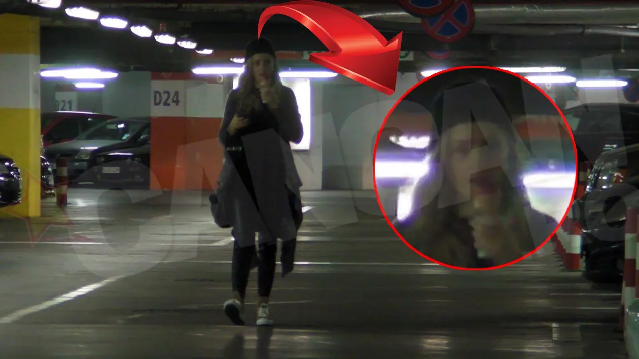 Ce blonda focoasa de la noi se lauda ca tine dieta, dar, cand crede ca n-o vede nimeni, da iama in inghetata